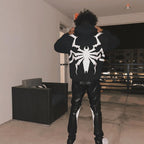 2023 Dark Street Style Spider Print Hoodie for All