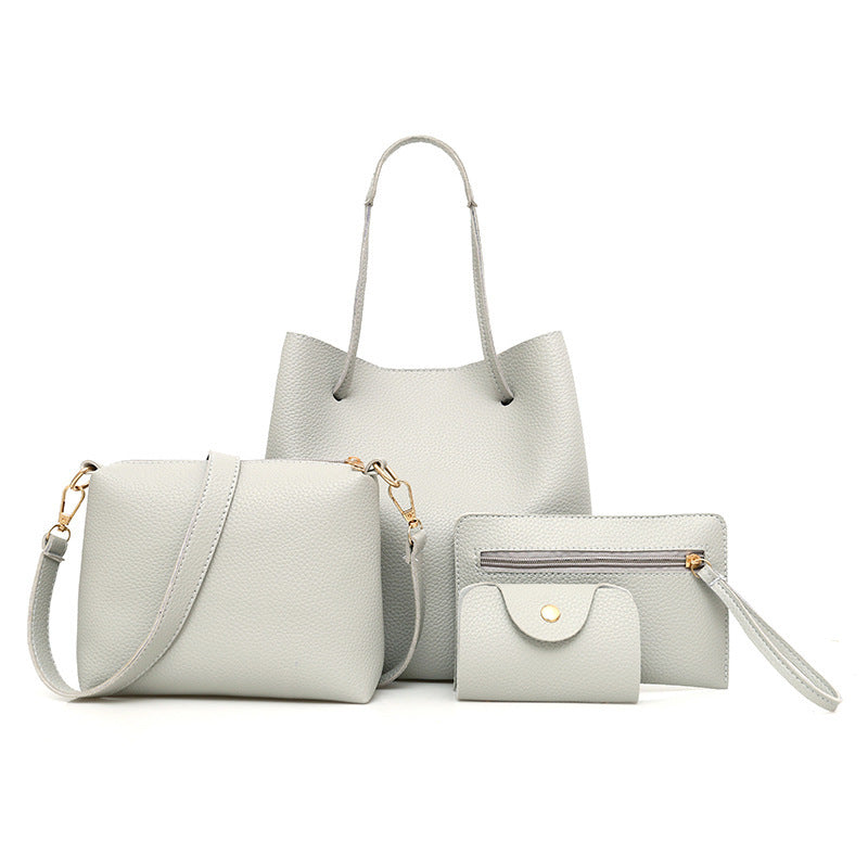 Fashion Retro Women's Purse Set for Daily Commute
