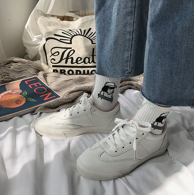 White Sneakers, Street Style Sneakers, Athletic Shoes
