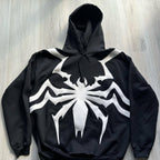 2023 Dark Street Style Spider Print Hoodie for All
