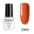 RC Series Pumpkin Color Eco-Friendly UV Nail Gel 10ml