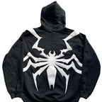 2023 Dark Street Style Spider Print Hoodie for All